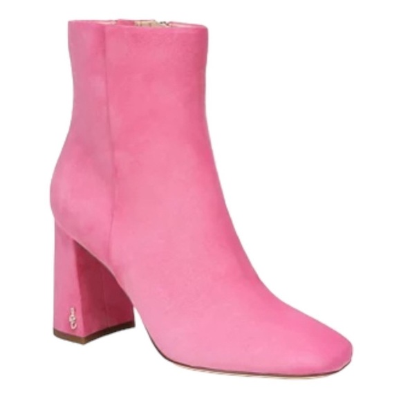 Sam Edelman Codie Booties pink suede - Picture 15 of 15